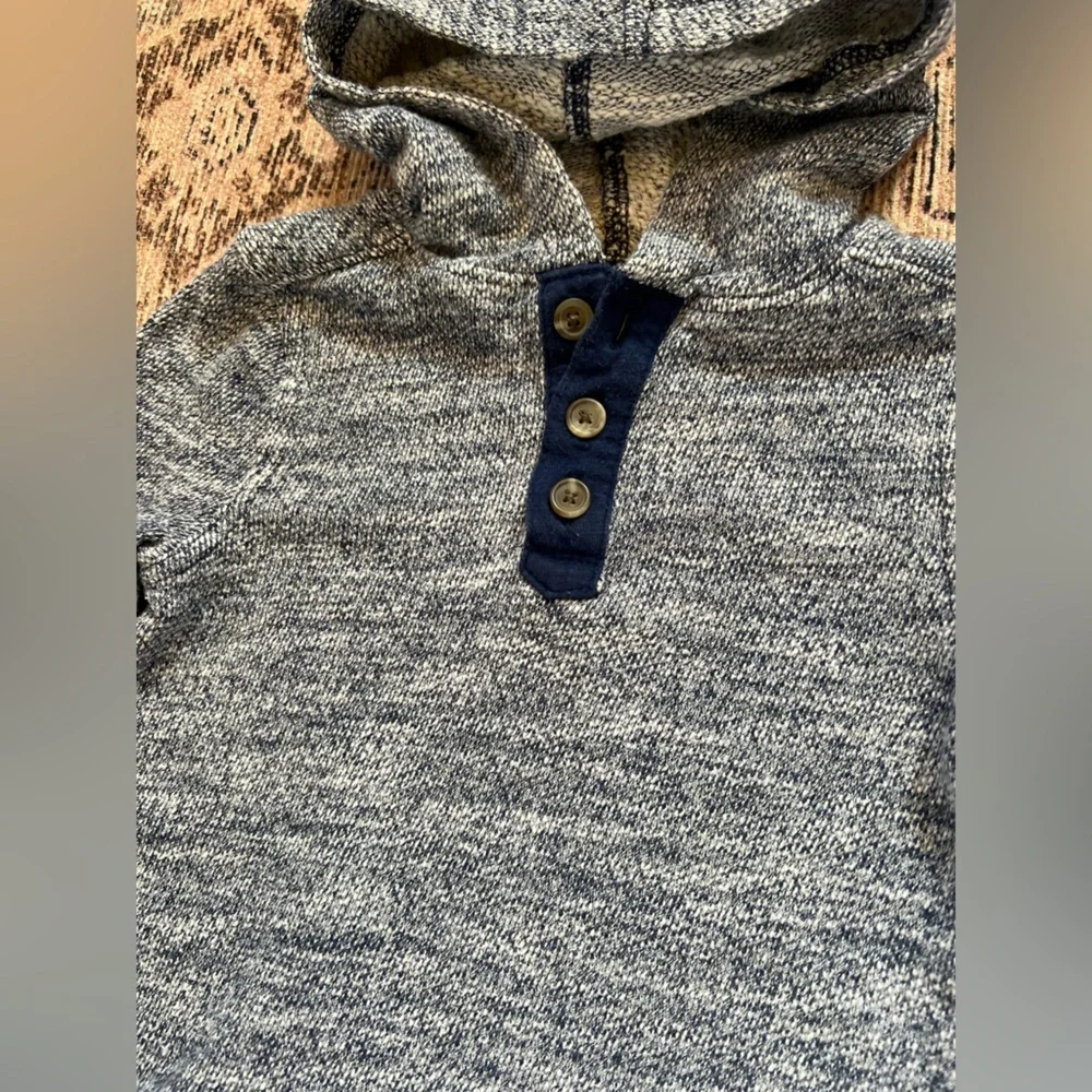 Old Navy Heathered Blue Kids Hoodie 3t